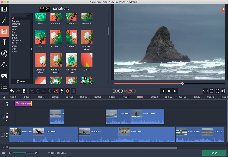 تنزيل Movavi Video Editor 15.4.1، برنامج تحرير الفيديو مع التفعيل الكامل arablionz.org
