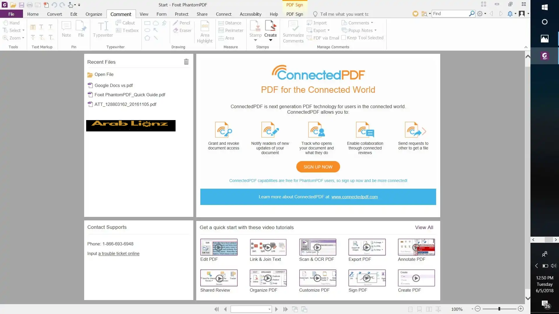 Foxit PhantomPDF Business هو الحل الشامل لتحرير وإنشاء وتحويل ملفات PDF Arablionz.org