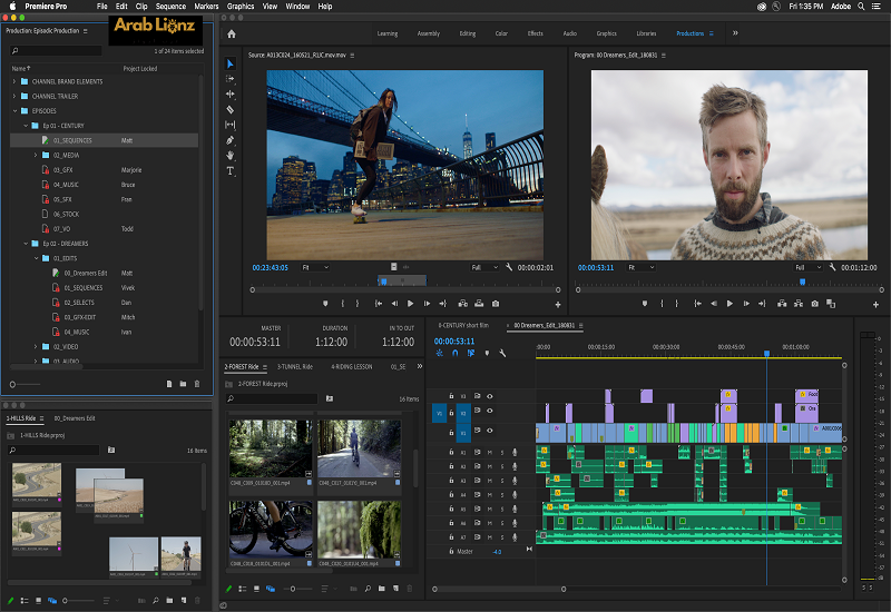 تنزيل Adobe Premiere Pro 2025 أحدث إصدار برنامج تحرير الفيديو الأفضل Arablionz.org