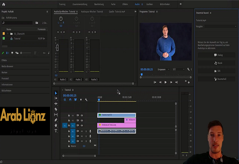 تنزيل Adobe Premiere Pro 2025 أحدث إصدار برنامج تحرير الفيديو الأفضل Arablionz.org