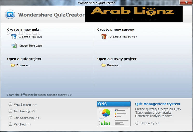 Wondershare Quizcreator عربي – إنشاء اختبارات ومسابقات احترافية بسهولة Arablionz.org