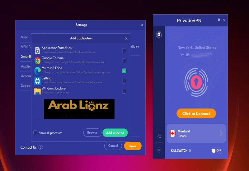 تنزيل PrivadoVPN – أفضل وأكثر VPN أمانًا لحماية خصوصيتك وبياناتك Arablionz.org