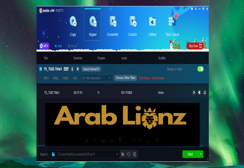 تنزيل برنامج DVDFab لحرق ونسخ الملفات والفيديوهات على أقراص DVD [3264 بت] Arablionz.org