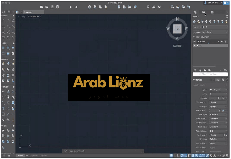 تنزيل برنامج أوتوديسك أوتوكاد 2018 النسخة الكاملة مع مفتاح المسلسل Arablionz.org