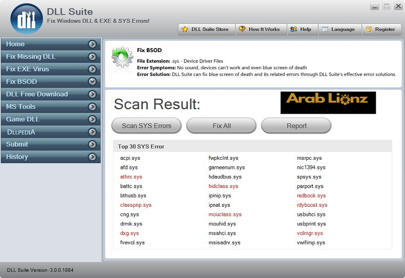 تنزيل حزمة DLL Suite كاملة – إصلاح ملفات DLL المفقودة والتالفة في نظام Windows