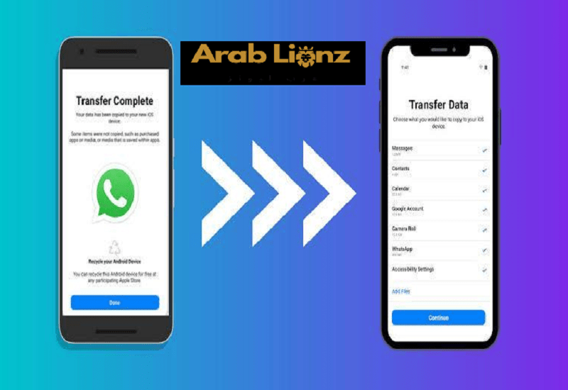 كيفية نقل محادثات WhatsApp من Android إلى iPhone والعكس Arablionz.org