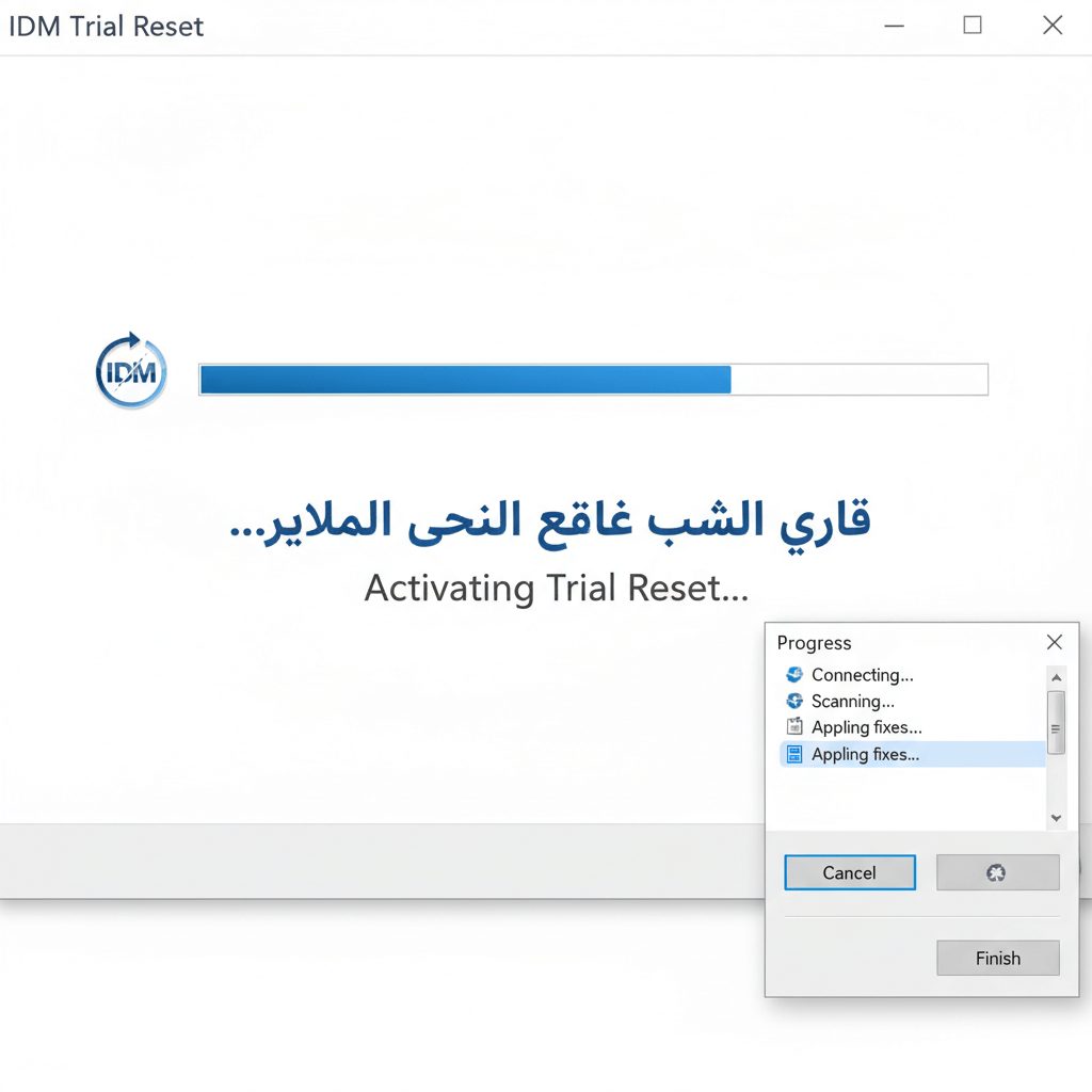 IDM Trial Reset - تحميل أداة تفعيل IDM مدى الحياة