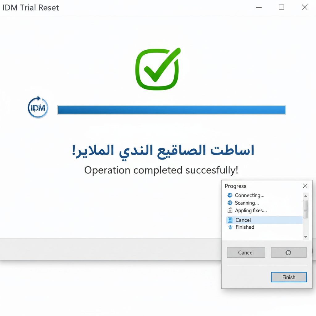 IDM Trial Reset - تحميل أداة تفعيل IDM مدى الحياة